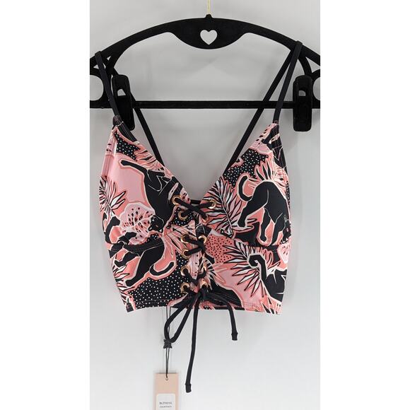 BCBGeneration Swim Pink Bikini Top - Picture 5 of 9